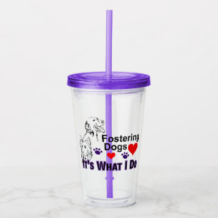 Honden Opvangen Is Wat Ik Doe Acrylic Tumbler Acryl Drinkbeker