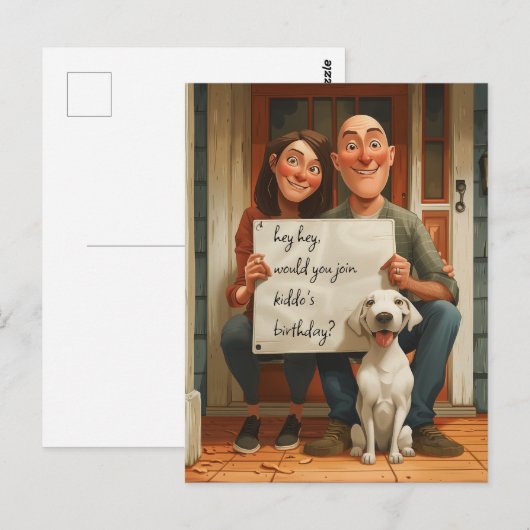 Honden Ouders Briefkaart (Voorkant / Achterkant)