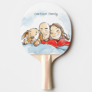 Honden Ouders Tafeltennisbatje