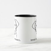 Honden over dudes Weimaraner Mok (Midden)