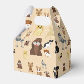 honden patroon bedankdoosjes (Achterkant)