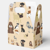 honden patroon bedankdoosjes (Geopend)