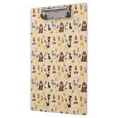 honden patroon. klembord (Links)