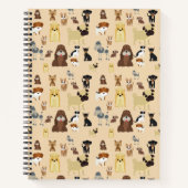 honden patroon notitieboek (Voorkant)