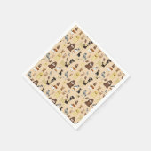 honden patroon servet (Hoek)