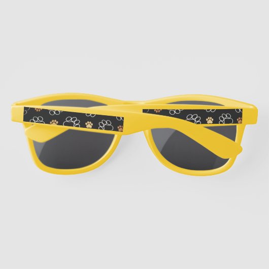 Honden paw zonnebrillen (Achterkant)
