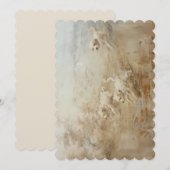 Honden - Platte uitnodiging formaat: 12,7 cm x 17, (Voorkant / Achterkant)