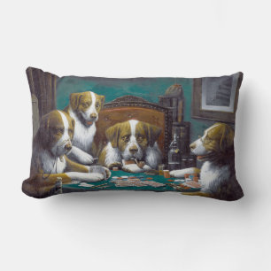 Honden Pokeren Cassius Marcellus Coolidge 1894 Kussen