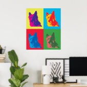 honden poster (Thuiskantoor)