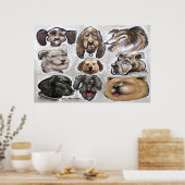 Honden Poster (Keuken)
