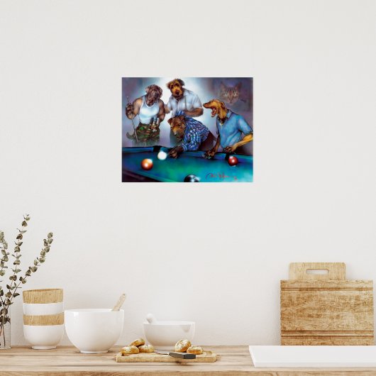 Honden Poster speelpool (Keuken)