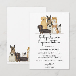 Honden Pugs Franse bulldog corgi Kaart