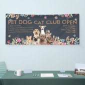 Honden Puppies met dekbedden Spandoek (Beurs)