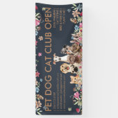 Honden Puppies met dekbedden Spandoek (Verticaal)