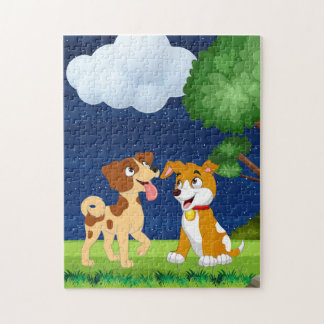 Honden puzzel legpuzzel