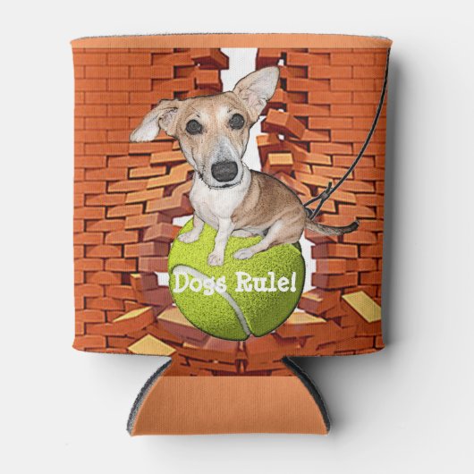 Honden Regel! Blikjeskoeler (Voorkant)