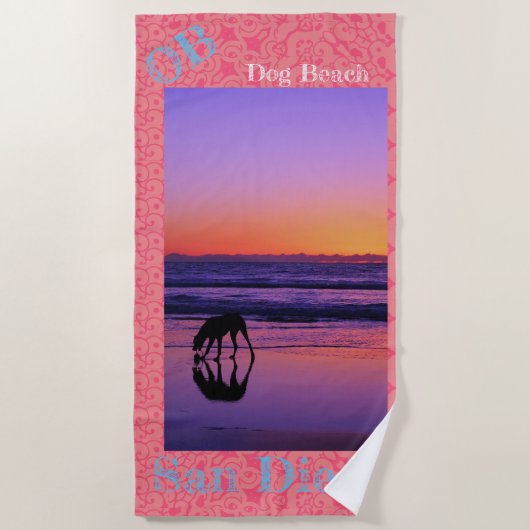 Honden Regel! Strandlaken (Voorkant)