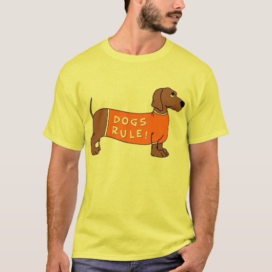 Honden regel! t-shirt (Voorkant)