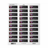 HONDEN- RETOURADRES LABELS (Full Sheet)