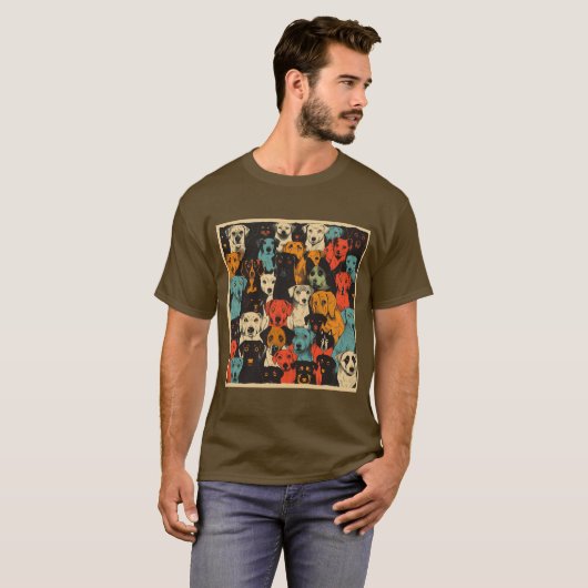 Honden reünie t-shirt (Voorkant volledig)