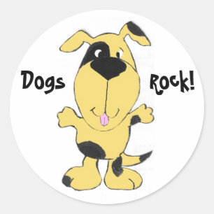 Honden, Rock! Stickers