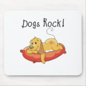 Honden Rock Tshirts en geschenken Muismat (Voorkant)
