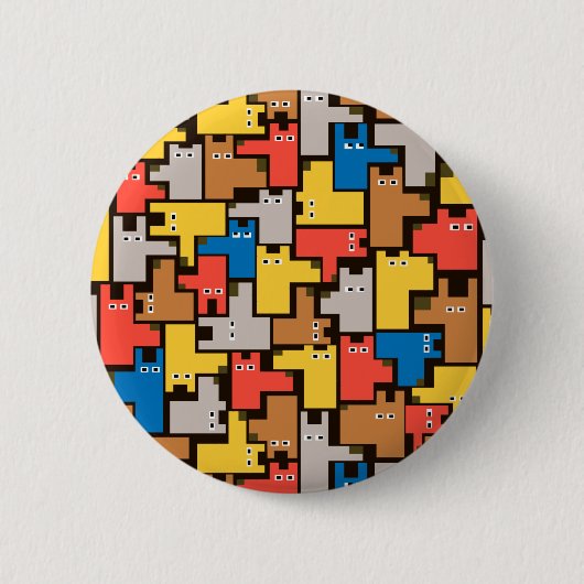 Honden Ronde Button 5,7 Cm (Voorkant)