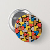 Honden Ronde Button 5,7 Cm (Voorkant /achterkant)
