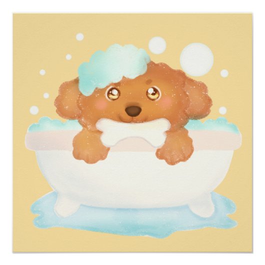 Honden Salon Perfect Poster (Voorkant)