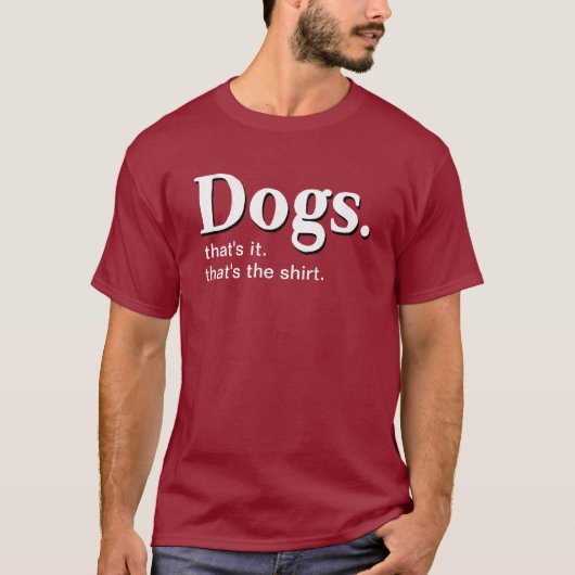 Honden. shirts (Voorkant)