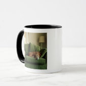 Honden slapen op sofa mok (Voorkant links)