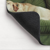 Honden slapen op sofa muismat (Hoek)