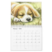 Honden, slapende honden kalender (Feb 2026)