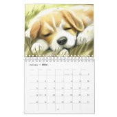 Honden, slapende honden kalender (Jan 2026)