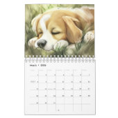Honden, slapende honden kalender (Mar 2026)