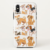 Honden, slappe oren, krullende staarten Case-Mate iPhone case