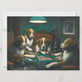 Honden spelen Poker (Animal Kaart Game)