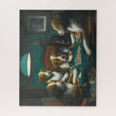 Honden spelen Poker (Animal Kaart Game) Legpuzzel (Verticaal)