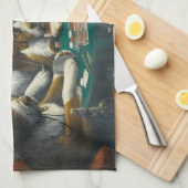 Honden spelen Poker (Animal Kaart Game) Theedoek (Quarter Fold)