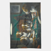 Honden spelen Poker (Animal Kaart Game) Theedoek (Verticaal)