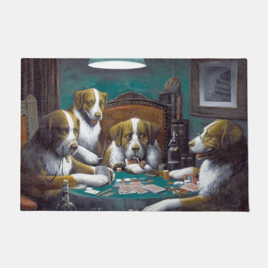 Honden spelen poker Cassius Marcellus Coolidge 189 Deurmat (Voorkant)