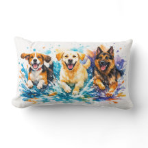 Honden spetteren