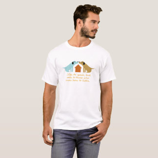 Honden spreken wel, maar alleen voor degenen die w t-shirt