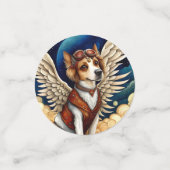 Honden Steampunk met vleugels Confetti (Kleine voorkant)