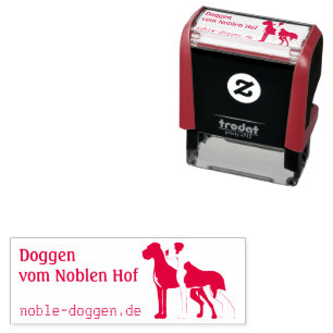 Honden stempelautomaat met inktkussen  zelfinktende stempel