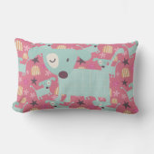 Honden, sterren en bloemen kussen (Voorkant)