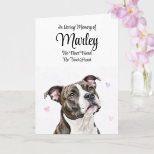 Honden Sympathie Gepersonaliseerde naam Pitbull Pi Kaart