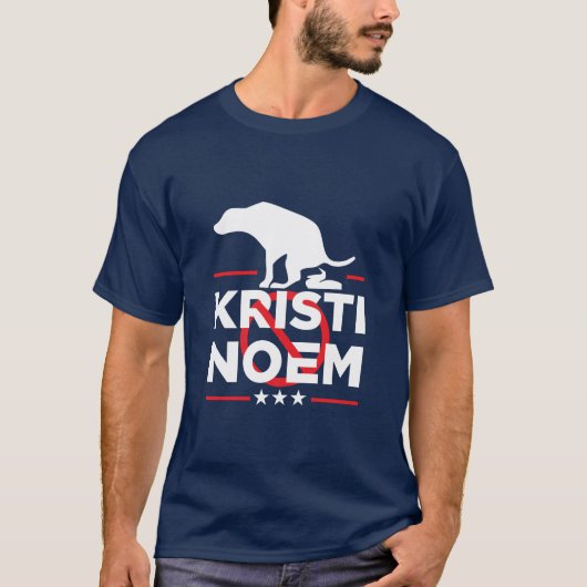 Honden tegen Kristi Noem T-shirt (Voorkant)