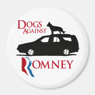 Honden tegen Romney -.png Magneet