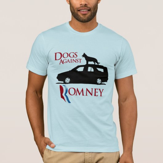 Honden tegen Romney -.png T-shirt (Voorkant)